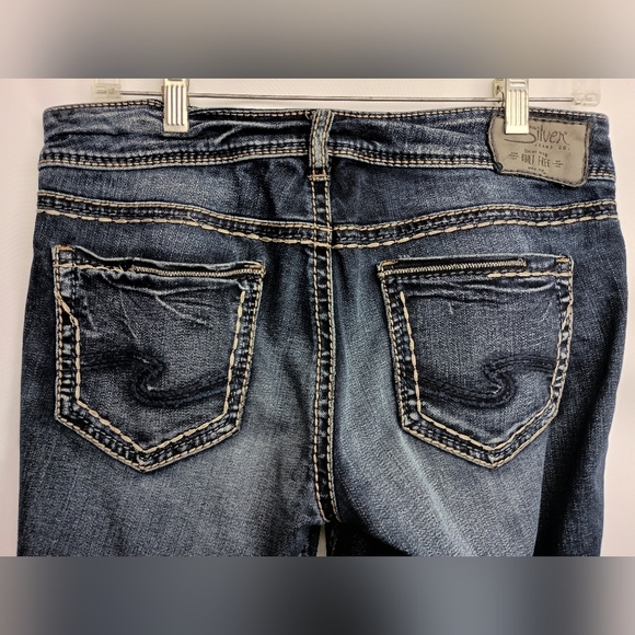 Silver Jeans Suki Blue Straight Leg Classic Denim (#1,426) - Picture 7 of 10